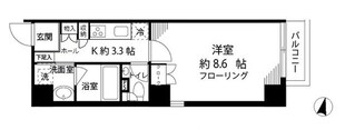 恩京アムールビルの物件間取画像